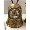 Image 2 : 3 Piece French Bronze Clock Mantel Set