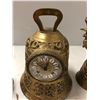 Image 3 : 3 Piece French Bronze Clock Mantel Set