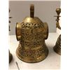 Image 8 : 3 Piece French Bronze Clock Mantel Set