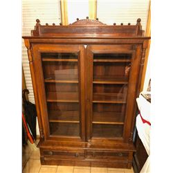 Cherry Victorian Book Case
