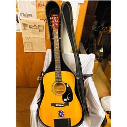Willie Nelson Autographed Guitar - Terryville Legion Hall