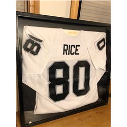 Jerry Rice Autographed Football Jersey