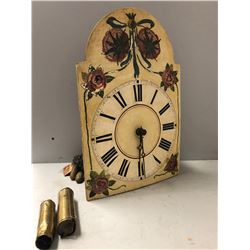 Early Wooden Wag on the Wall Clock