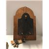 Image 2 : Early Wooden Wag on the Wall Clock