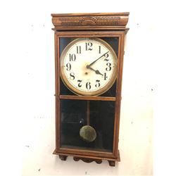 Oak Country Store Regulator Clock
