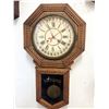 Image 1 : Consort, Wm. Gilbert Oak Wall Regulator Clock