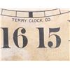 Image 3 : Terry Clock Co. Calendar Regulator Clock