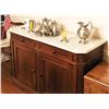 Image 1 : Marble Top Side Board