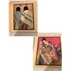 Image 1 : Set of 2 Ceramic Plaques by Dolana Roberts