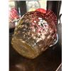 Image 2 : Amberina Inverted Dot Pattern Glass Pitcher