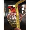 Image 3 : Amberina Inverted Dot Pattern Glass Pitcher