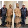 Image 1 : 2 LIfe Size Asian Stone Warriors