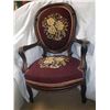 Image 1 : Needlepoint Victorian Gentlemen's Chair
