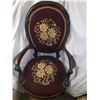 Image 3 : Needlepoint Victorian Gentlemen's Chair