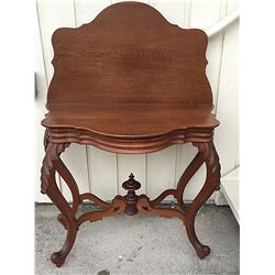 Victorian Walnut Game Table