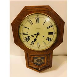 Oak Hamilton GE Wall Clock