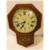 Image 1 : Oak Hamilton GE Wall Clock