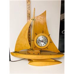 Sessions Sailing Ship Clock