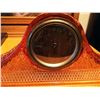 Image 9 : Amber Glass Mantel Clock