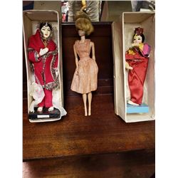 Vintage Barbie and Asian Dolls