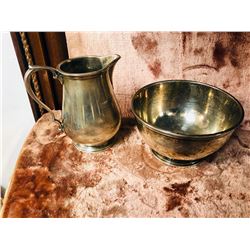 Tiffany & Co. Sterling Silver Creamer and Sugar Bowl
