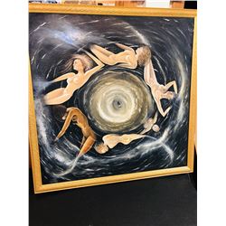 Art Nouveau Oil Painting