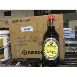 Case ofKikkoman SoySauce ( 12 x591mL)