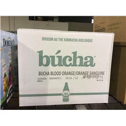 Caseof Bucha Organic Kombucha Tea BloodOrange (12x473mL)