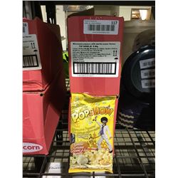 Case of Pop Show Vanilla Cream Microwave Popcorn (25 x 80g) Lot of 2