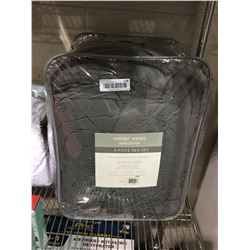 Garment Washed Queen Size 3-Piece Bed Set