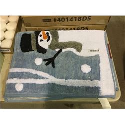 Winter Friends Snowman Pile Rug