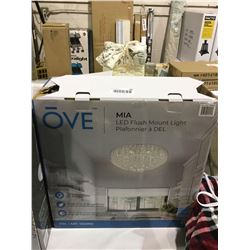 Ove Mia LED Flush Mount Light (As is)