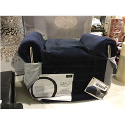 Olivia and Oliver Velvet Twill King Size Duvet Cover Set