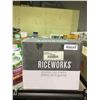 Image 1 : Case of Rice Works Sea Salt and Black Sesame (12x155g)