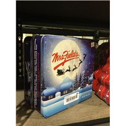Mrs Fields Holiday Assorted Soft Baked Cookies Tin (397g) Lot of 2