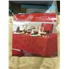 Image 2 : Danmask Tablecloth Christmas Ribbons w/ Damask Christmas Ribbon Napkins Lot of 4