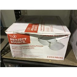 Project Source 2-Light Flushmount Ceiling Fixtures