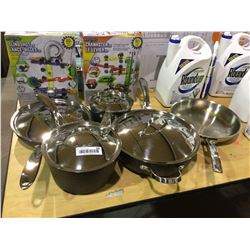 The Rock 5-Piece Pot and Pan Set