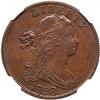 Image 1 : 1798/7 S-152 R2 Overdate Large 8 over 7 NGC graded AU58