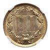 Image 2 : 1871 Nickel Three Cents. NGC MS67