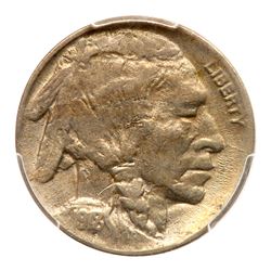 1918/7-D Buffalo Nickel. PCGS AU50