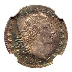 1795 Flowing Hair Half Dime. NGC MS64