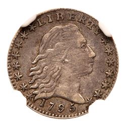 1795 Flowing Hair Half Dime. NGC VF35