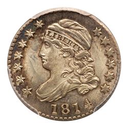 1814 Capped Bust Dime. Large date. PCGS MS65
