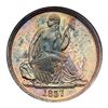 Image 1 : 1837 Liberty Seated Dime. NGC MS65