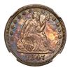 Image 1 : 1847 Liberty Seated Quarter Dollar. NGC PF66