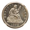 Image 1 : 1852-O Liberty Seated Quarter Dollar. NGC MS61