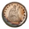 Image 1 : 1864 Liberty Seated Quarter Dollar. NGC PF68
