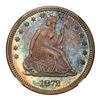 Image 1 : 1872 Liberty Seated Quarter Dollar. NGC MS67