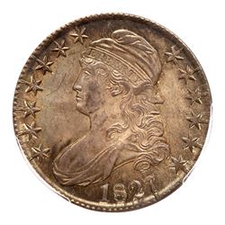 1827 Capped Bust Half Dollar. Curl base 2. PCGS MS65
